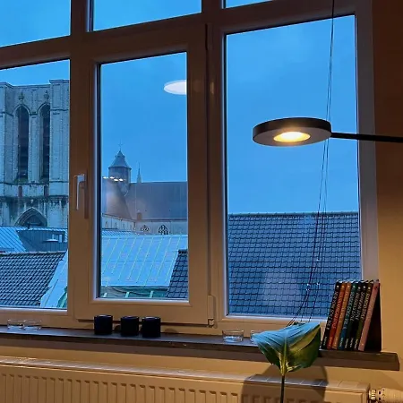 New, Trendy, Well Serviced App 1 Bedroom, Hart Of Ghent, Stunning View Apartamento *